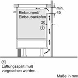 Bosch PXY875DW4E, Plaque de cuisson séparée Noir