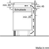 Bosch PXY875DW4E, Plaque de cuisson séparée Noir