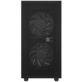 DeepCool CH360 DIGITAL boîtier mini tower Noir | 1x USB-A | 1x USB-C | RGB | Window