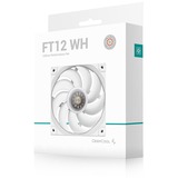 DeepCool FT12, Ventilateur de boîtier Blanc, Connecteur de ventilateur PWM à 4 broches