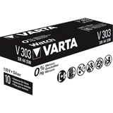 VARTA -V303 Piles domestiques, Batterie Argent, Batterie à usage unique, 4SR44, Argent-Oxide (S), 1,55 V, 160 mAh, Hg (mercure)