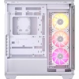 Corsair iCUE LINK 3500X RGB  boîtier midi tower Blanc | 2x USB-A | 1x USB-C | RGB | Window