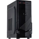 Inter-Tech B-30 Midi Tower Noir, boîtier pc Noir | 2x USB-A