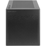 SilverStone Mini-ITX SUGO SST-SG16B boîtier cube Noir | 2x USB-A