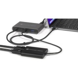 Sonnet USB3-DDP4K câble vidéo et adaptateur USB Type-A 2 x DisplayPort Noir Noir, USB Type-A, 2 x DisplayPort, Mâle, Femelle, Droit, Droit