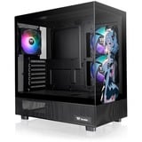 Thermaltake  boîtier midi tower Noir | 2x USB-A | 1x USB-C | RGB | Window