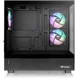 Thermaltake  boîtier midi tower Noir | 2x USB-A | 1x USB-C | RGB | Window