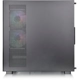 Thermaltake  boîtier midi tower Noir | 2x USB-A | 1x USB-C | RGB | Window