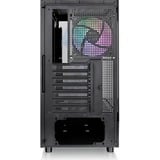 Thermaltake  boîtier midi tower Noir | 2x USB-A | 1x USB-C | RGB | Window