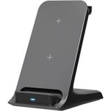 goobay 3-en-1 Wireless Charger, Chargeur Noir