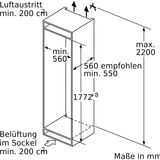 Bosch KIF82PFE0, Réfrigérateur 