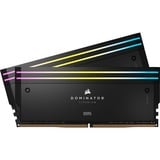 Corsair 32 Go DDR5-6000 Kit, Mémoire vive Noir, CMP32GX5M2B6000C30, Dominator Titanium RGB, XMP