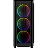 Sharkoon RGB WAVE boîtier midi tower Noir | 2x USB-A | 1x USB-C | RGB | Window