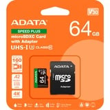 ADATA SPEED PLUS microSDXC 64 GB, Carte mémoire 