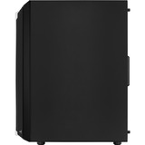 Aerocool Bionic Midi Tower Noir, boîtier pc Noir | 3x USB-A | RGB | Window