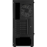 Aerocool Bionic Midi Tower Noir, boîtier pc Noir | 3x USB-A | RGB | Window