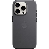 Apple Coque en tissage fin avec MagSafe pour iPhone 15 Pro, Housse/Étui smartphone Noir