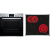 Bosch HEA517BS0 , Jeu de cuisinière Acier inoxydable