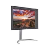 LG  27" 4K UHD Moniteur  Argent/Noir