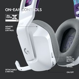 Logitech G733 Casque Arceau Blanc casque gaming over-ear Blanc, Casque, Arceau, Jouer, Blanc, Binaural, Rotatif