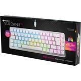 Roccat clavier gaming Blanc, Layout DE, Roccat Titan II Optical Red