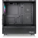 Thermaltake  boîtier midi tower Noir | 2x USB-A | 1x USB-C | RGB | Verre Trempé