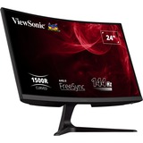 ViewSonic  24" Moniteur gaming incurvé  Noir (Mat)