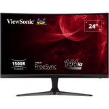 ViewSonic  24" Moniteur gaming incurvé  Noir (Mat)