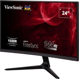 ViewSonic  24" Moniteur gaming incurvé  Noir (Mat)