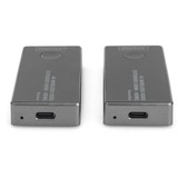 Digitus DS-55323, Extension HDMI Noir/Argent