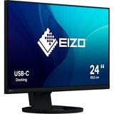 EIZO EV2480-BK 24" Moniteur  Noir, 60,5 cm (23.8"), 1920 x 1080 pixels, Full HD, LED, 5 ms, Noir