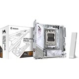 GIGABYTE X870I AORUS PRO ICE carte mère socket AM5 Blanc, RAID, 2,5Gb-LAN, WLAN, BT, Sound, Mini-ITX