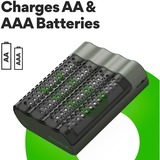 GP Batteries GPRCKCHM452U433, Chargeur Gris