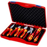 KNIPEX 00 21 15, Set d'outils Rouge/Jaune