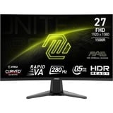 MSI  27" Moniteur gaming incurvé  Noir