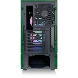 Thermaltake  boîtier midi tower Vert foncé | 2x USB-A | 1x USB-C | RGB | Window