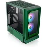 Thermaltake  boîtier midi tower Vert foncé | 2x USB-A | 1x USB-C | RGB | Window