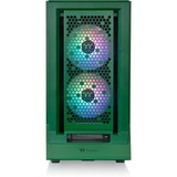 Thermaltake  boîtier midi tower Vert foncé | 2x USB-A | 1x USB-C | RGB | Window