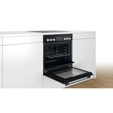 Bosch HEF113BA0, Jeu de cuisinière Noir/en acier inoxydable