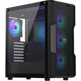 ENDORFY  boîtier midi tower Noir | 2x USB-A | RGB | Window