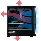 Enermax StarryKnight SK30 boîtier midi tower Noir | 3x USB-A | RGB | Window