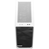 Fractal Design Meshify 2 Compact boîtier midi tower Blanc/Noir | 2x USB-A | 1x USB-C | Verre Trempé