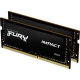 Kingston FURY 16 Go DDR4-2666, Mémoire vive Noir, KF426S15IBK2/16, Impact, XMP