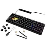 Sharkoon clavier gaming Noir, Layout DE, Gateron G Pro 3.0 Yellow