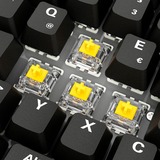 Sharkoon clavier gaming Noir, Layout DE, Gateron G Pro 3.0 Yellow