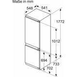 Neff KI7861FE0, Combination Réfrigérateur / congélateur 