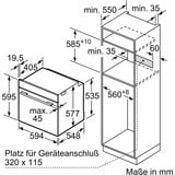 Bosch HSG7364B1, Four Noir