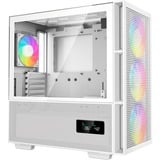 DeepCool CH560 Digital boîtier midi tower Blanc | 1x USB-A | 1x USB-C | RGB | Verre Trempé