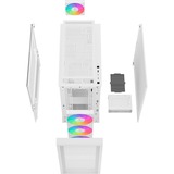 DeepCool CH560 Digital boîtier midi tower Blanc | 1x USB-A | 1x USB-C | RGB | Verre Trempé