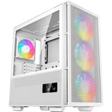 DeepCool CH560 Digital boîtier midi tower Blanc | 1x USB-A | 1x USB-C | RGB | Verre Trempé